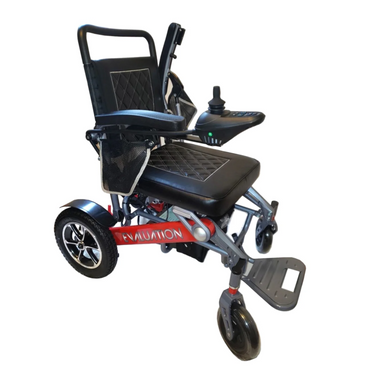 Evaluation Red Automatic Folding Wheelchair