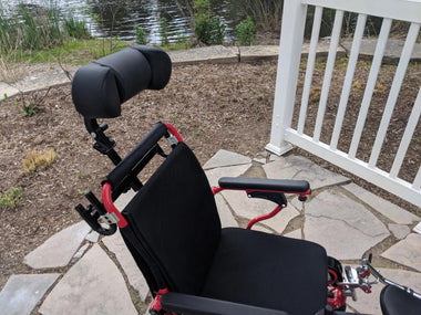 Folding Power Wheelchair Headrest (Air Hawk/Eagle/Electra/Falcon/Phoenix)